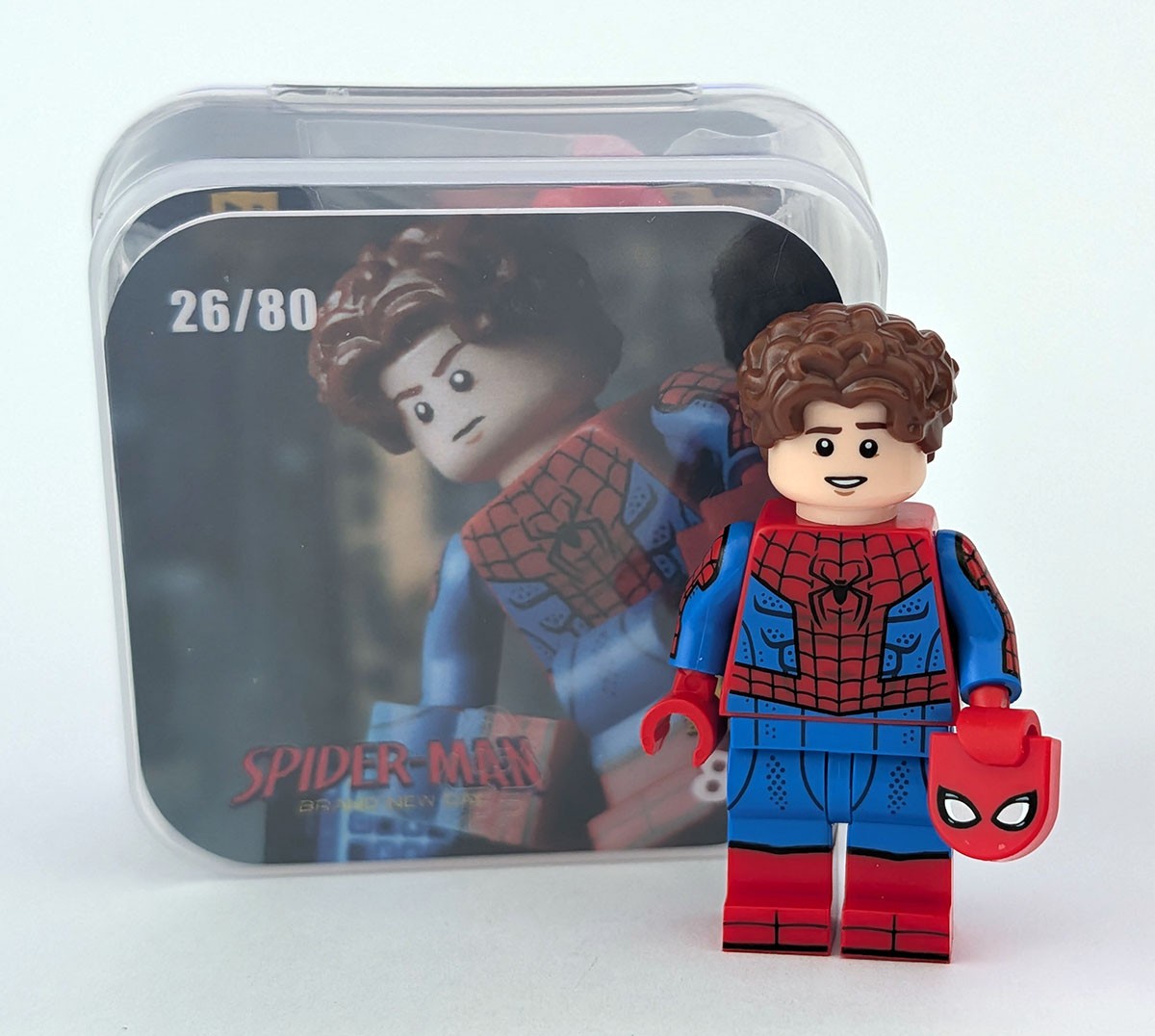Custom Minifigure Brick Bad Bricks 80s Toyshop SPIDERMAN Brand New Day #26/80