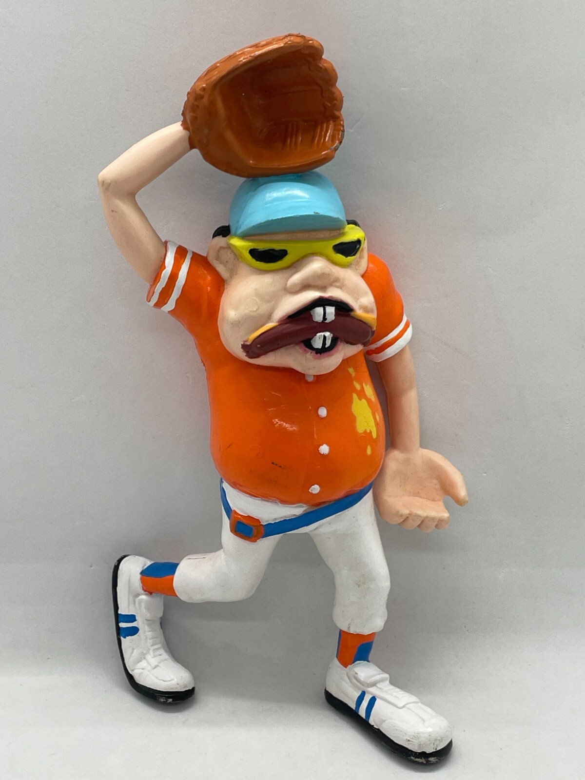Vintage 1986 Sportfreaks Fast Furter Baseball Player 8&Prime; Figure – No Accessories