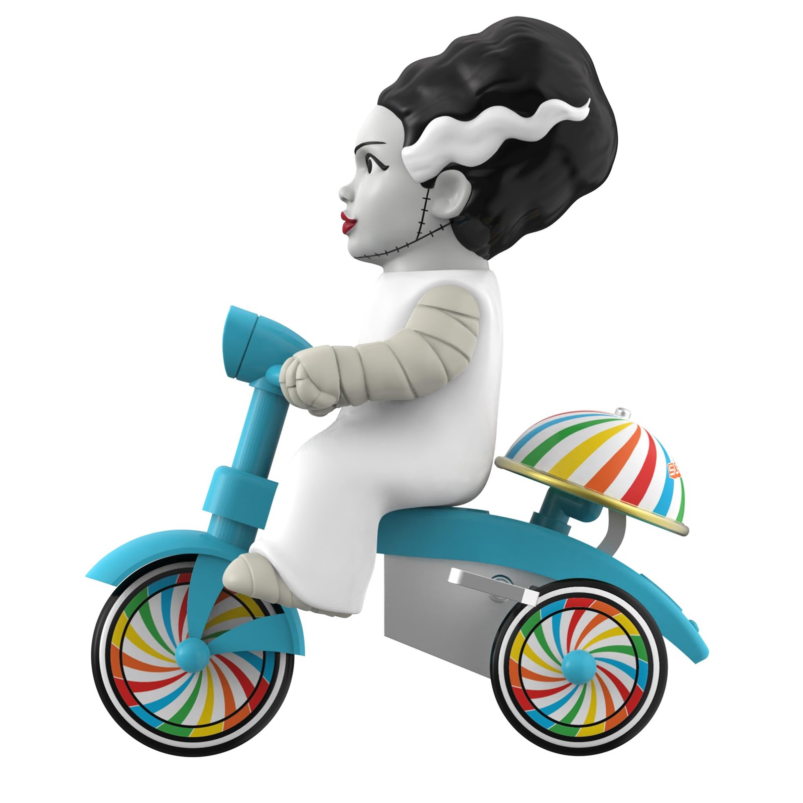 Super7 Super Cycles Universal Monsters Bride of Frankenstein with Blue Trike …