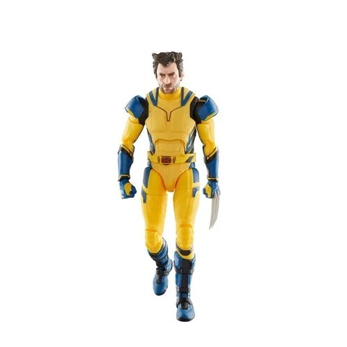 Marvel Legends Deadpool and Wolverine Hugh Jackman Yellow Suit Figure MCU Hasbro