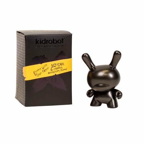 Kidrobot Special Edition 10th Anniversary DUNNY 3&Prime; 10 Years 4 Months BLACK NEW