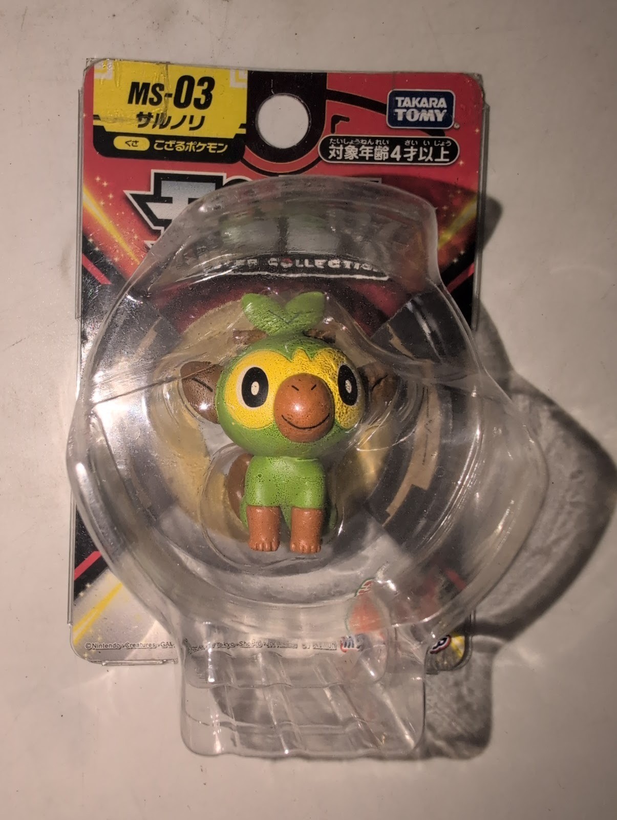 Takara Tomy Pokemon Monster Collection Grookey MS-03 Action Figure