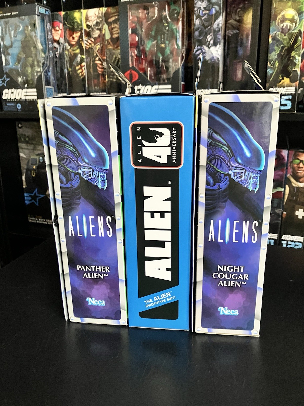 NECA ALIENS! 40th Anniversary Prototype/ Night Cougar/ Panther All NIB!!