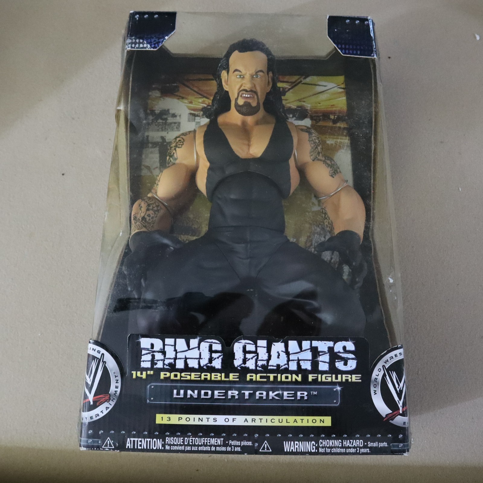 UNDERTAKER WWE 2008 Jakks Pacific 14&Prime; RING GIANTS Action Figure NEW IN BOX