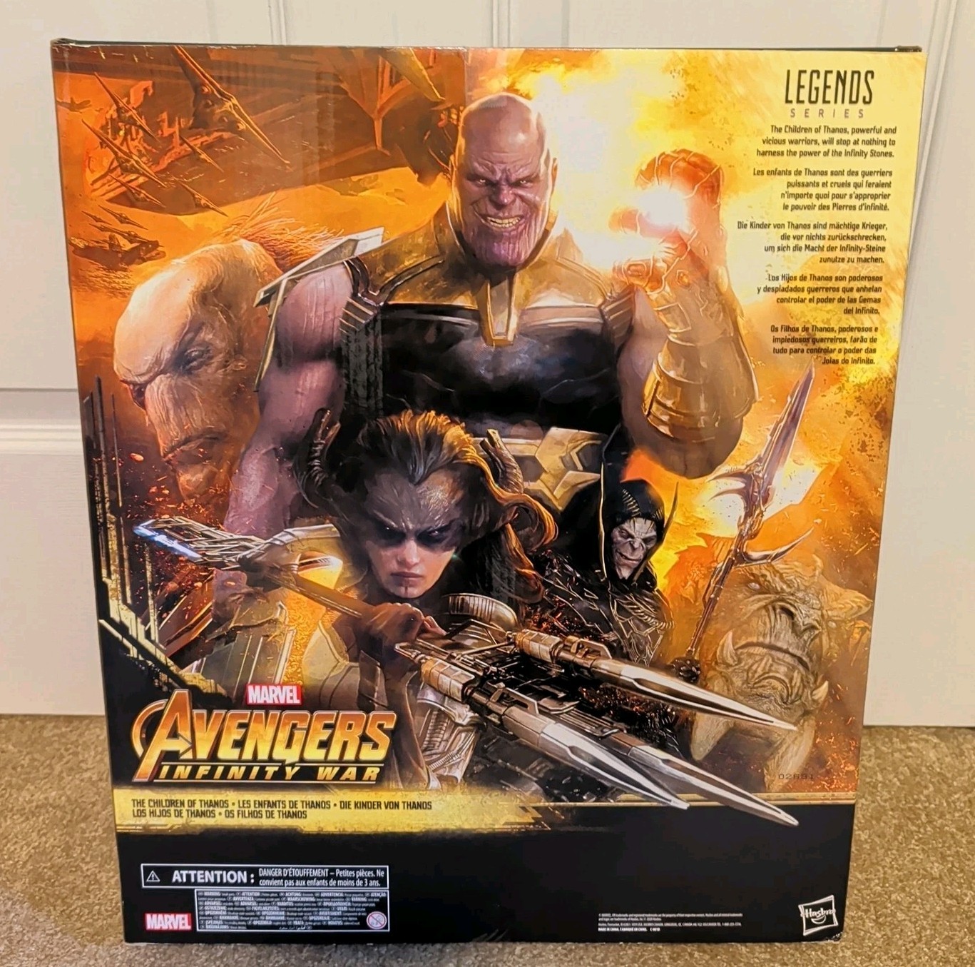 Marvel Legends Avengers Infinity War Children Of Thanos 5-Pack. NOB Exclusive.