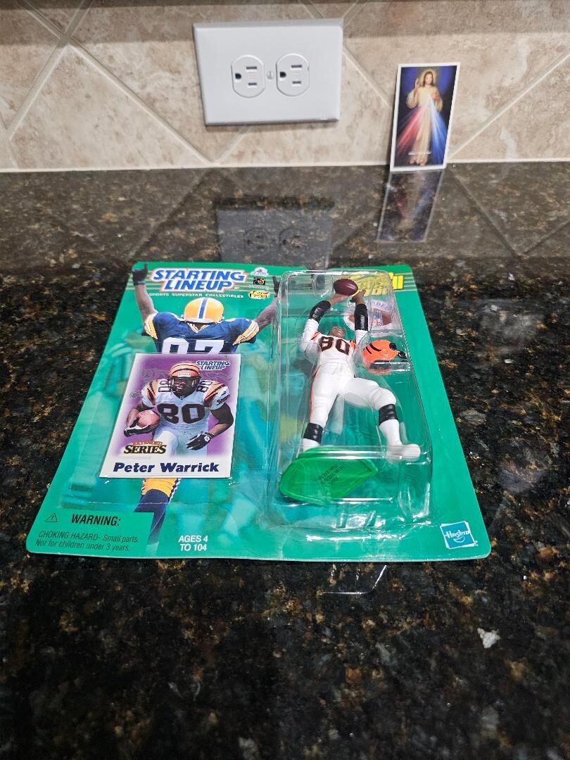 2000 Peter Warrick Cincinnati Bengals Starting Lineup Florida State Football NIB