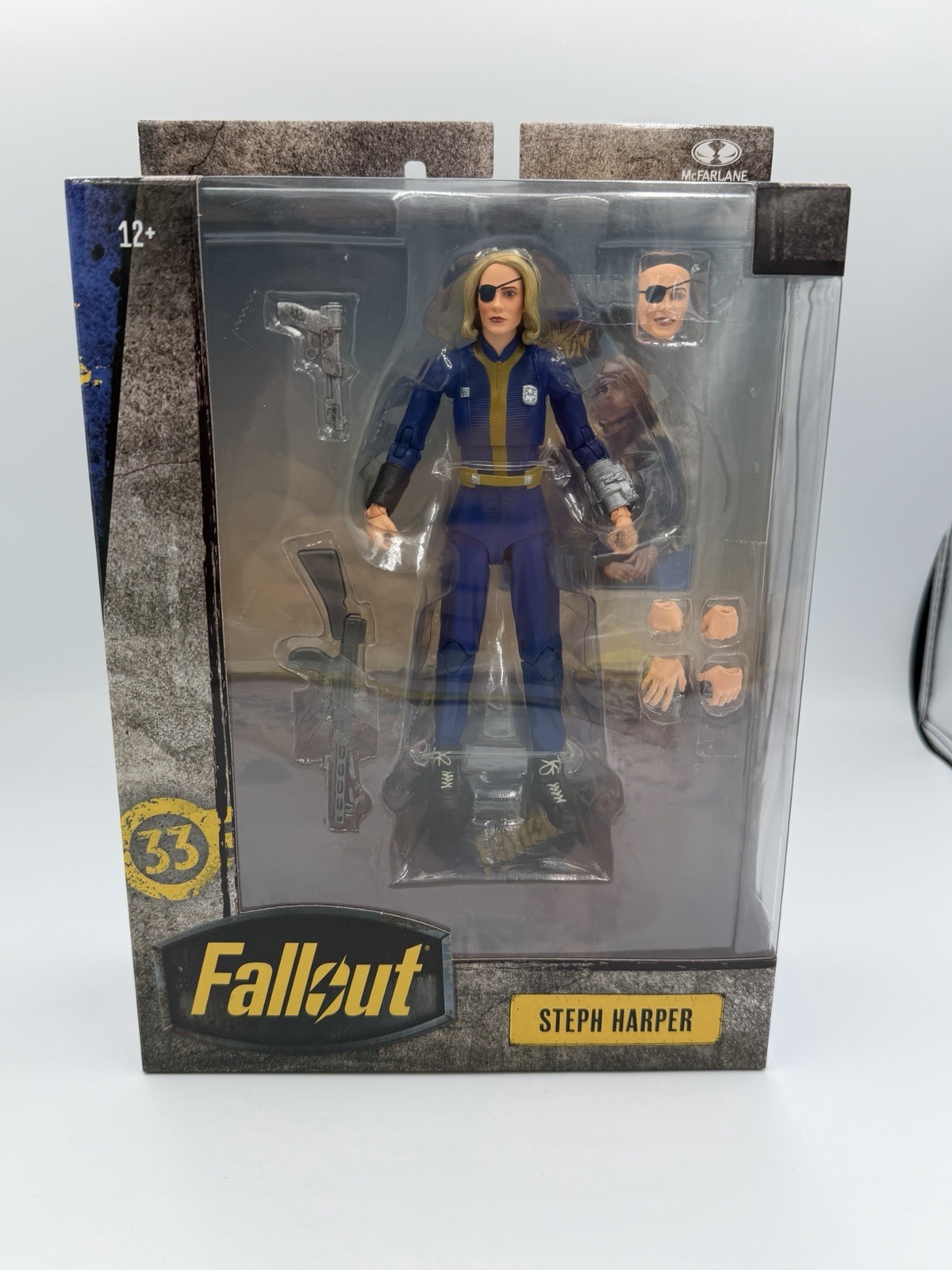 Fallout McFarlane Toys Cooper Howard Platinum Edition Steph Harper Lot New