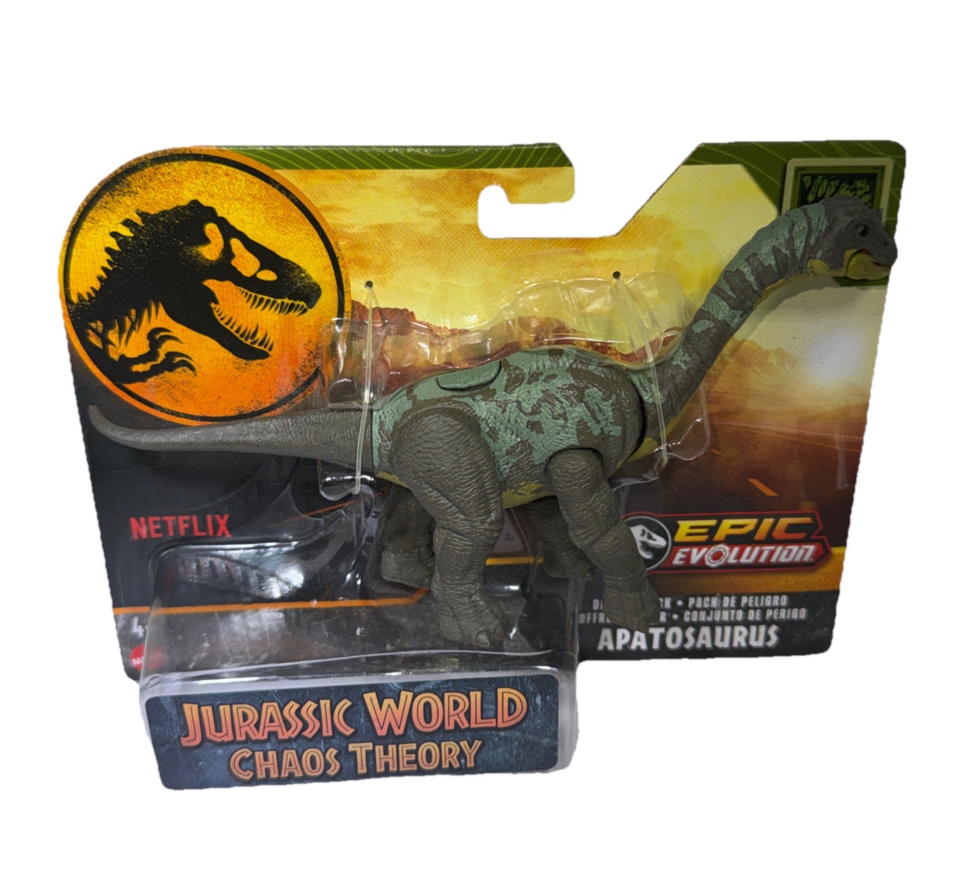 Jurassic World Epic Evolution Baby Apatosaurus Chaos Theory Mattel HTK58