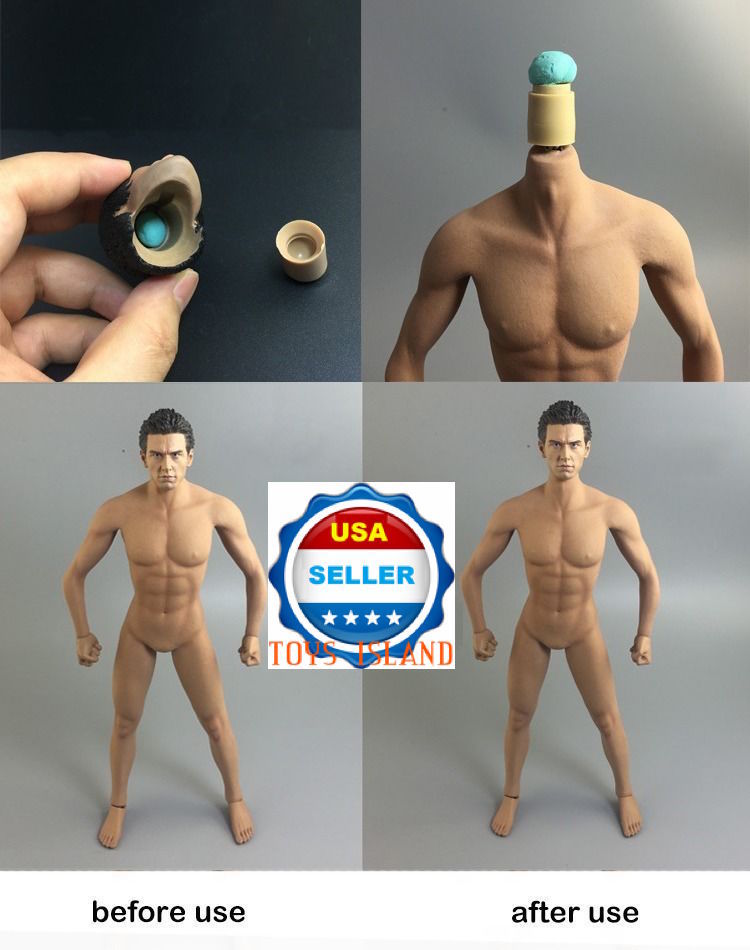 12 PCS Reusable & Revocable Adhesive Universal Clay For 1/6 Figure Neck Connect