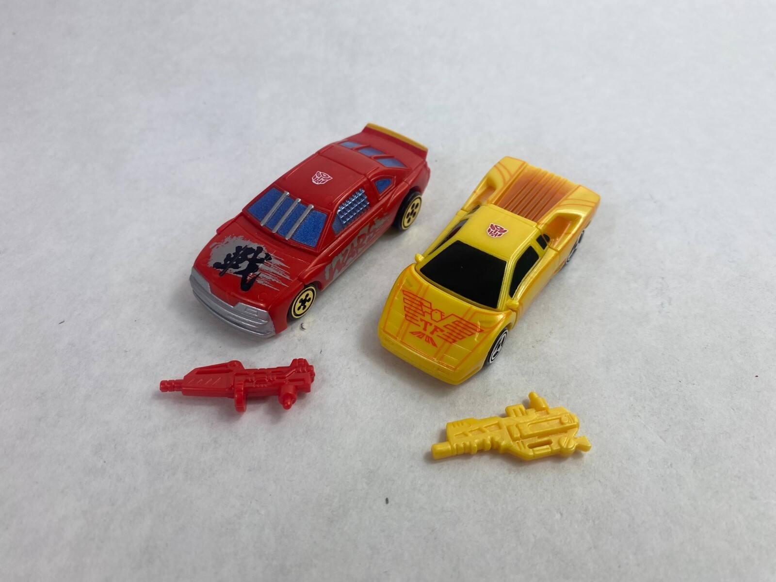 W.A.R.S. and R.E.V. Transformers RID Figure Set Complete 2003