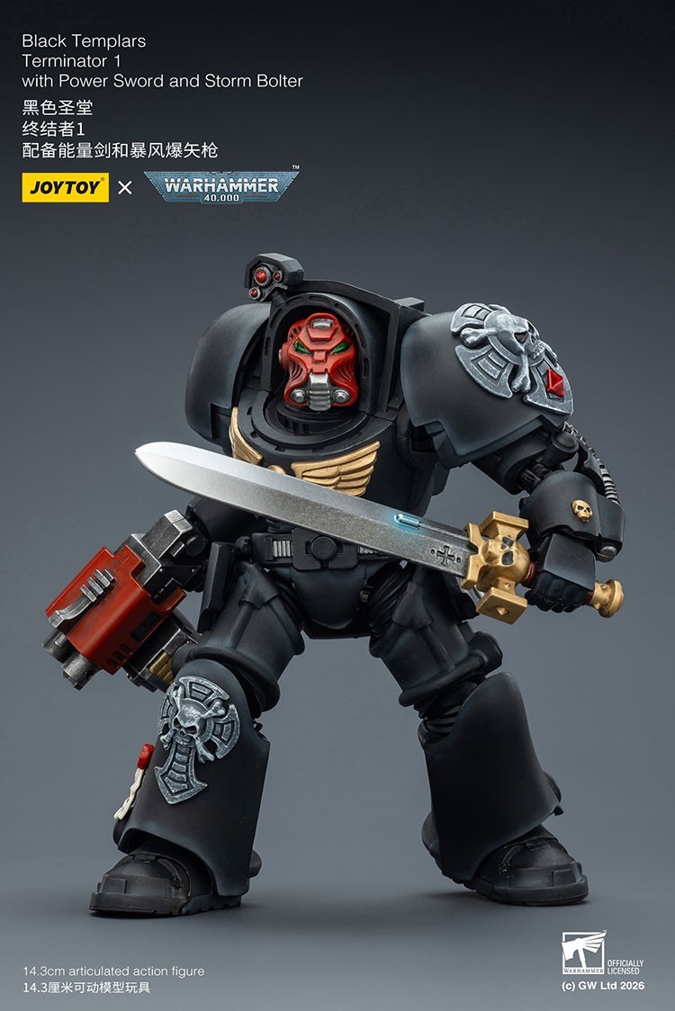 Joytoy Warhammer 40K Black Templars Terminator 1