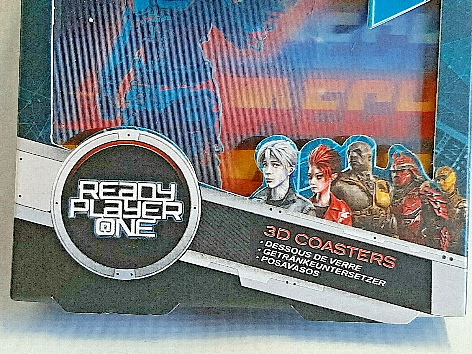Ready Player One 3D Lenticular Coasters NEW Paladone Set of 4 Different Designs