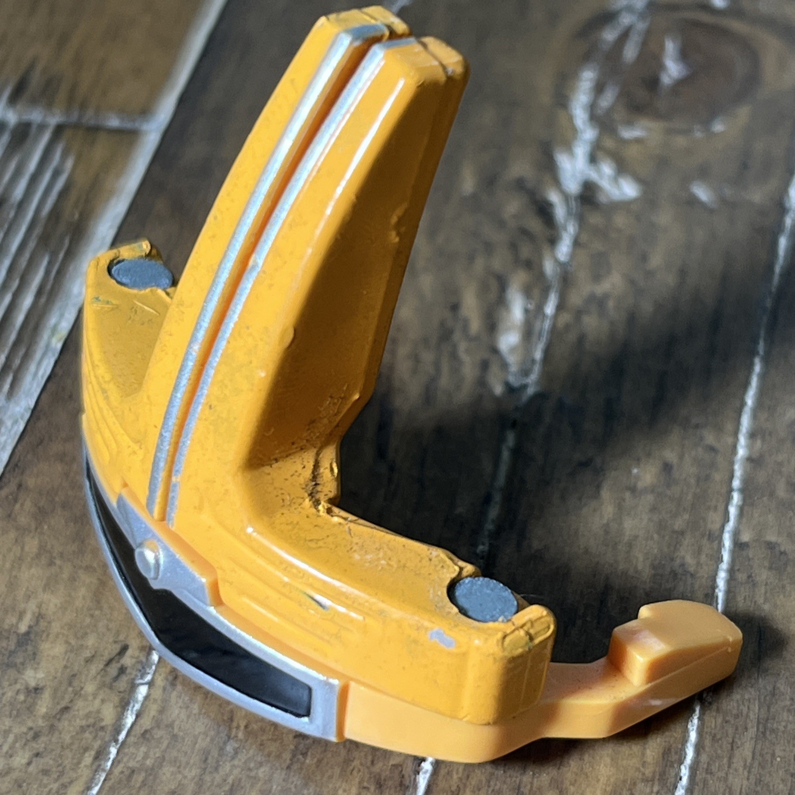 Power Rangers Time Force Shadow Megazord Yellow Visor Helmet Part Only Original