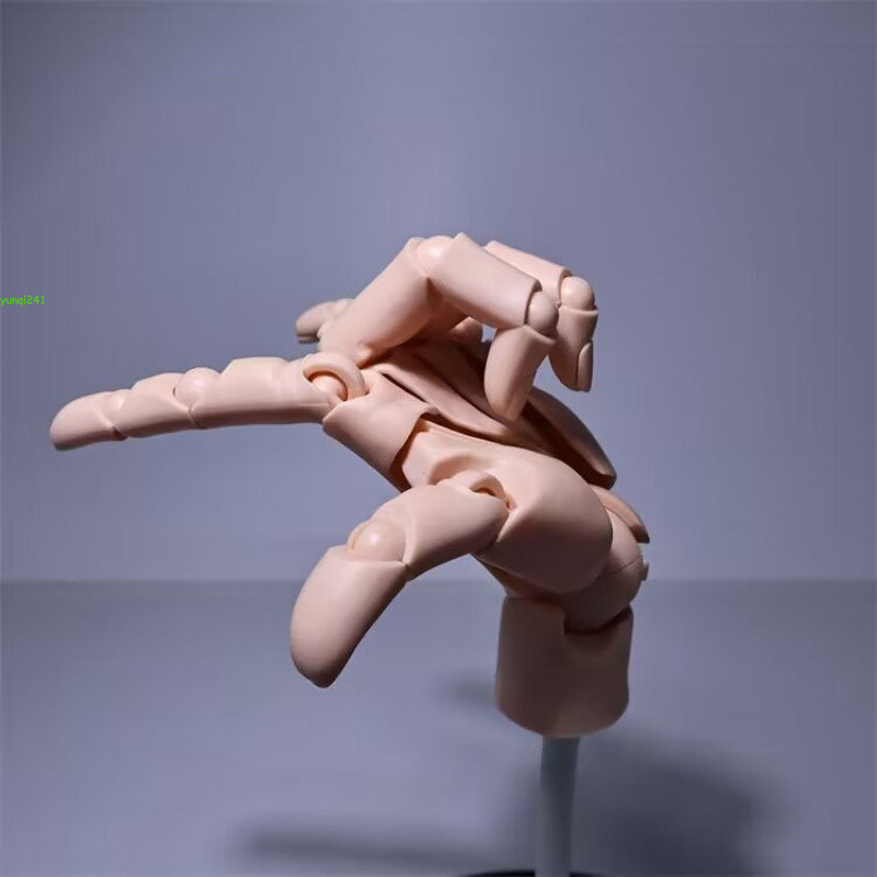 Hand Model Movable Finger Joint Sculptures Anime Painting Element Art Tool 1:1