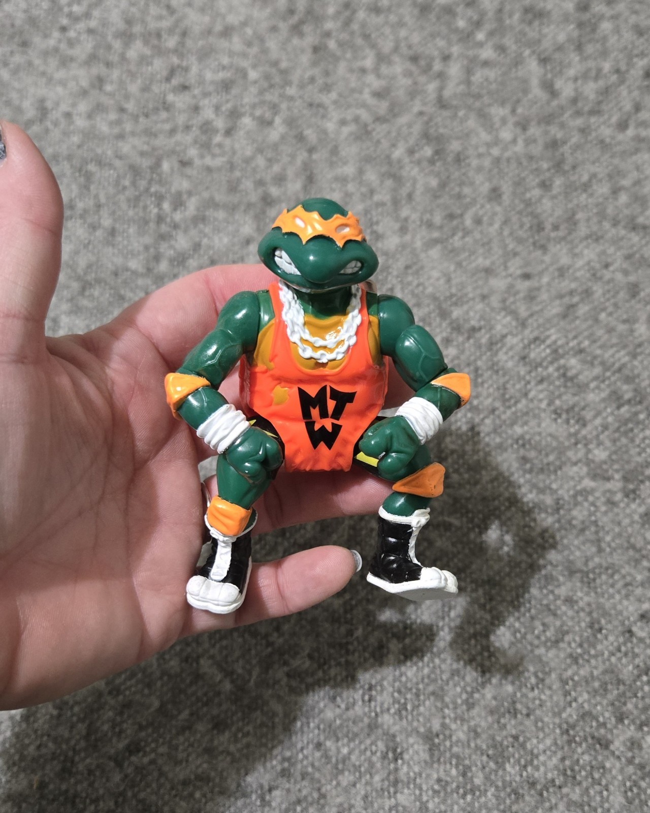 91 TMNT Shell Slammin&rsquo; Mike Sewer Sports Allstar Teenage Mutant Ninja Turtles