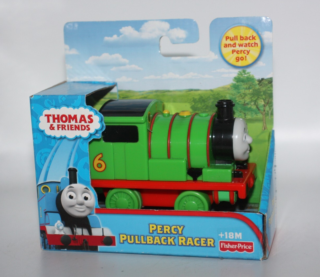 Fisher-Price Thomas and Friends Percy Pullback Racer 2012 NIB