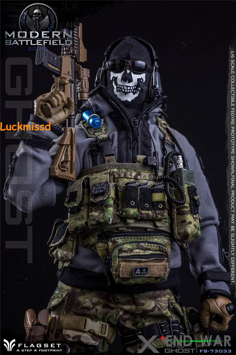 1/6 FLAGSET FS73033 END WAR GHOST « X » Tom Clancy&rsquo;s Endwar Action Figure Model