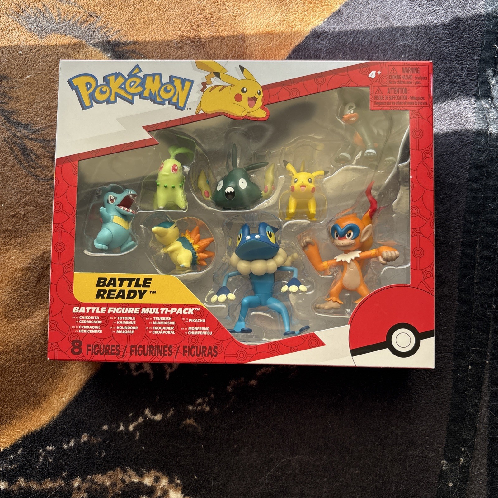 Pokemon Battle Ready Multi-Pack 8 Figures Frogadier Johto Monferno BRAND NEW