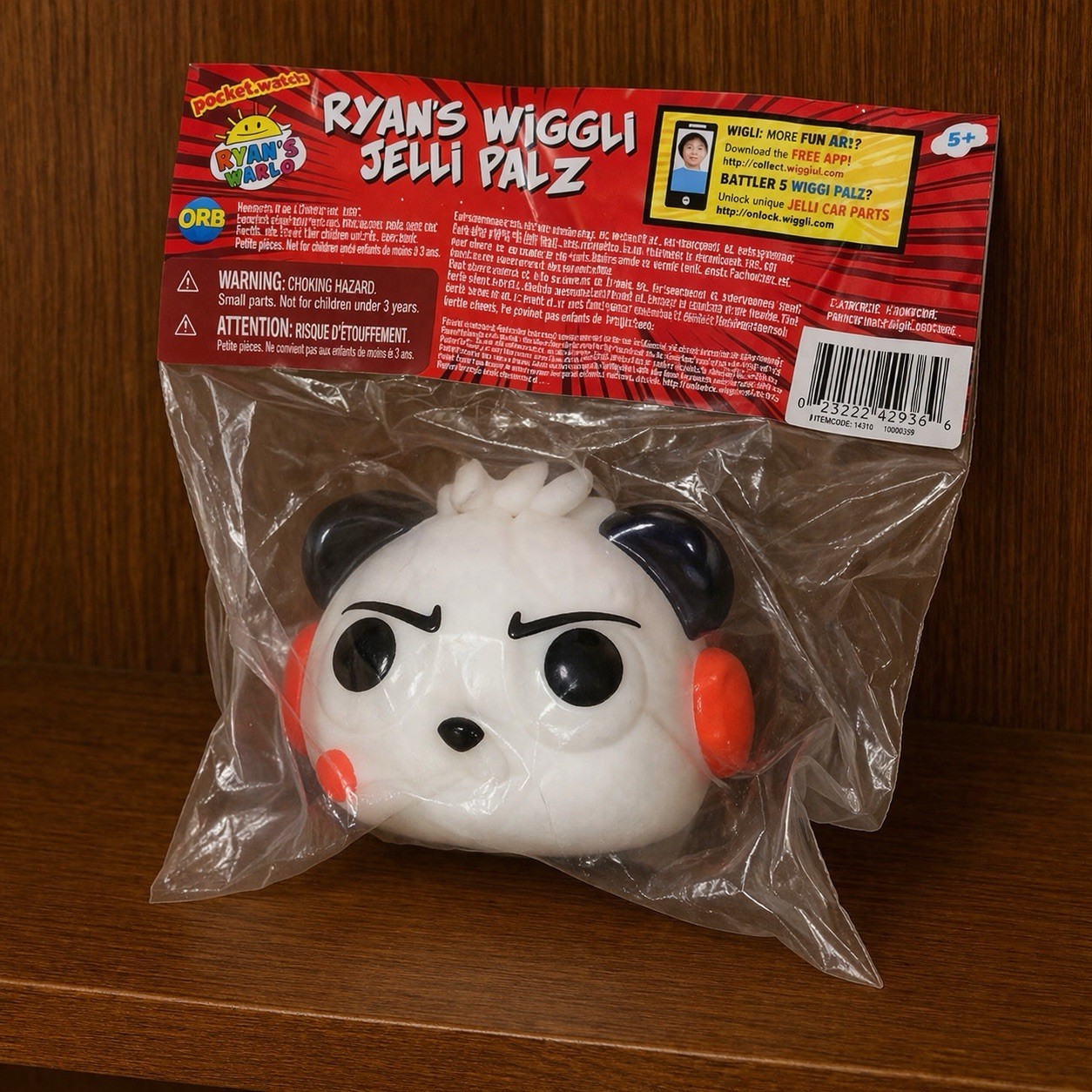 RYAN&rsquo;S WORLD WIGGLI JELLI PALZ POCKET WATCH 5+ YEARS WHITE SQUISH AND PLAY