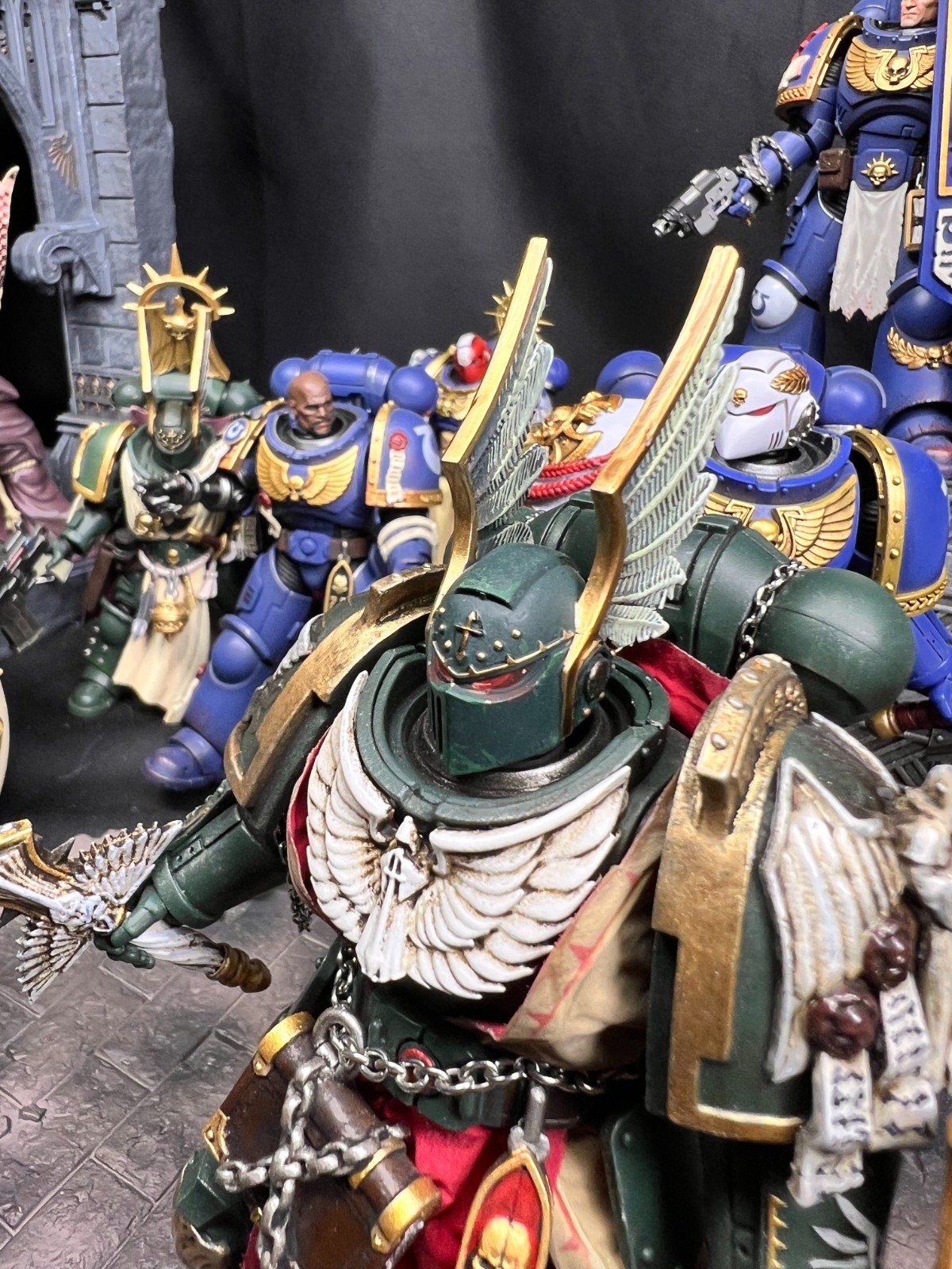 Warhammer 40k Customized Joytoy Dark Angels Blade Champion