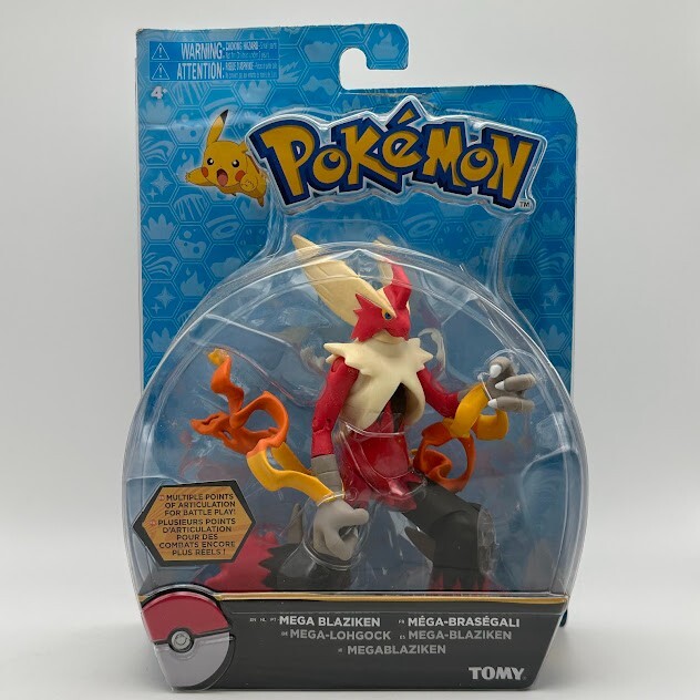 Pokemon Mega Blaziken XY Action Figure Great Articulation TOMY 6&Prime; 2015 Rare New!