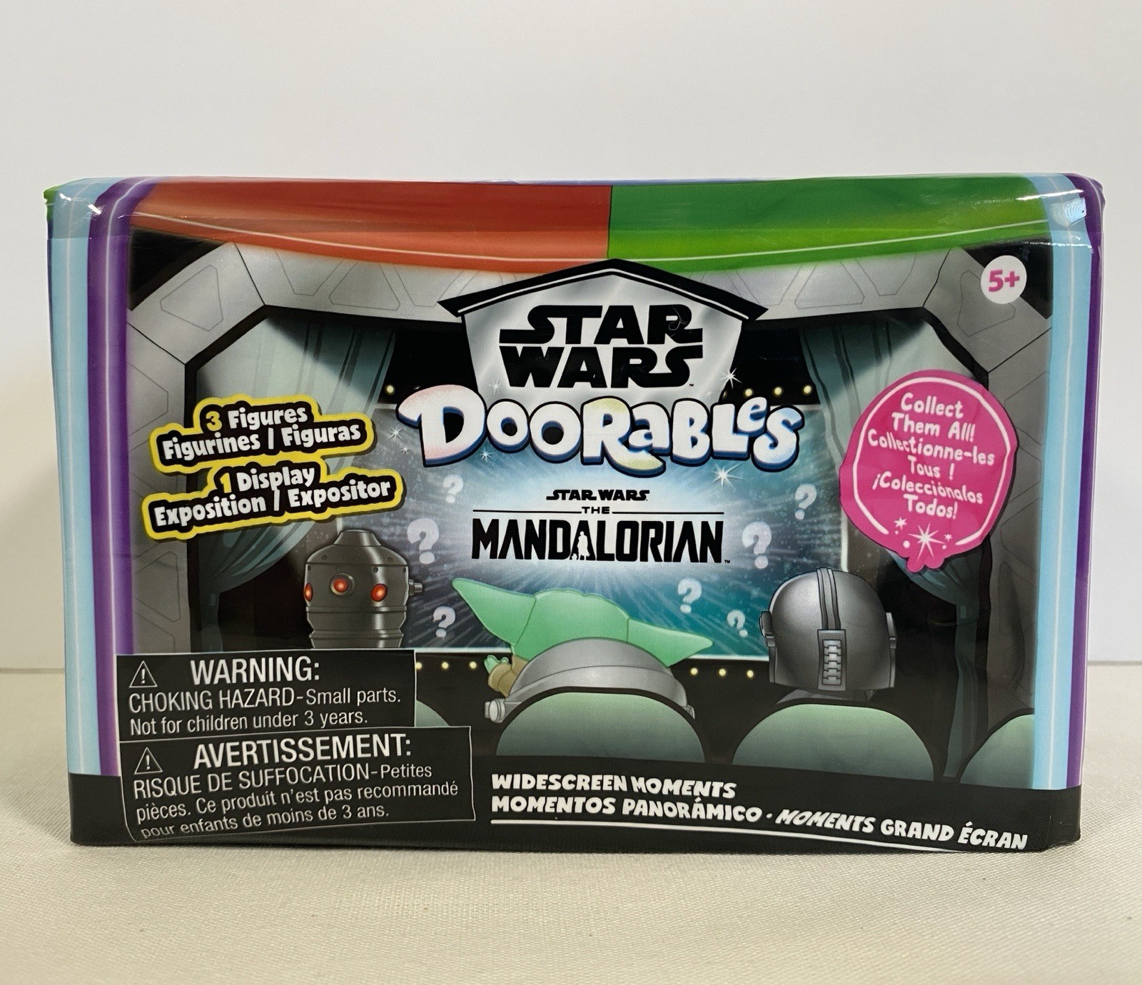 DISNEY STAR WARS DOORABLES WIDESCREEN MOMENTS The Mandalorian 3 figure set