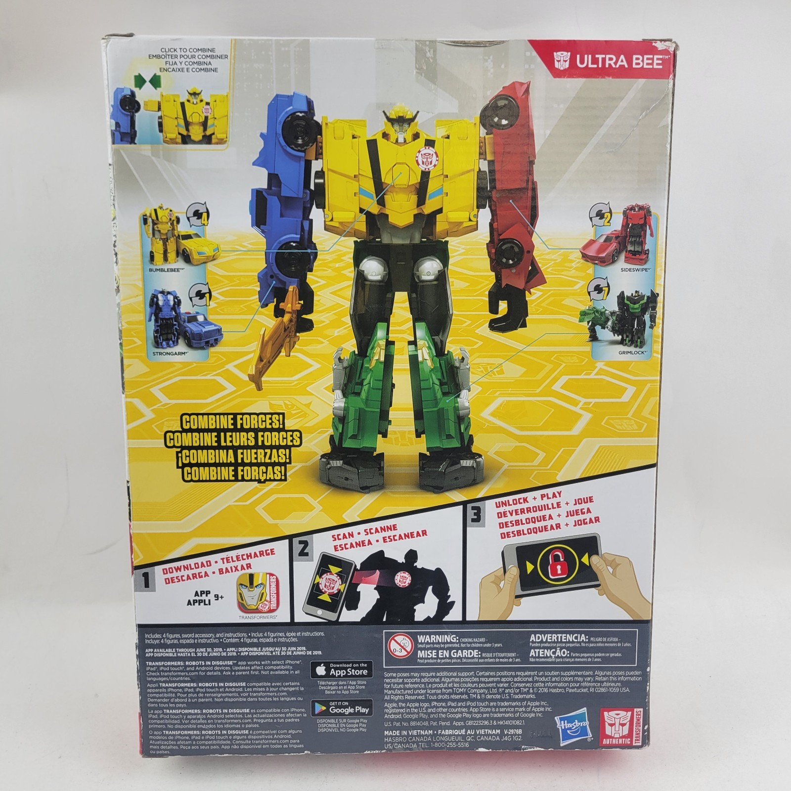 Transformers Autobots Team Combination Set – 4 Figures in a Gift Box – 8.5 Inch