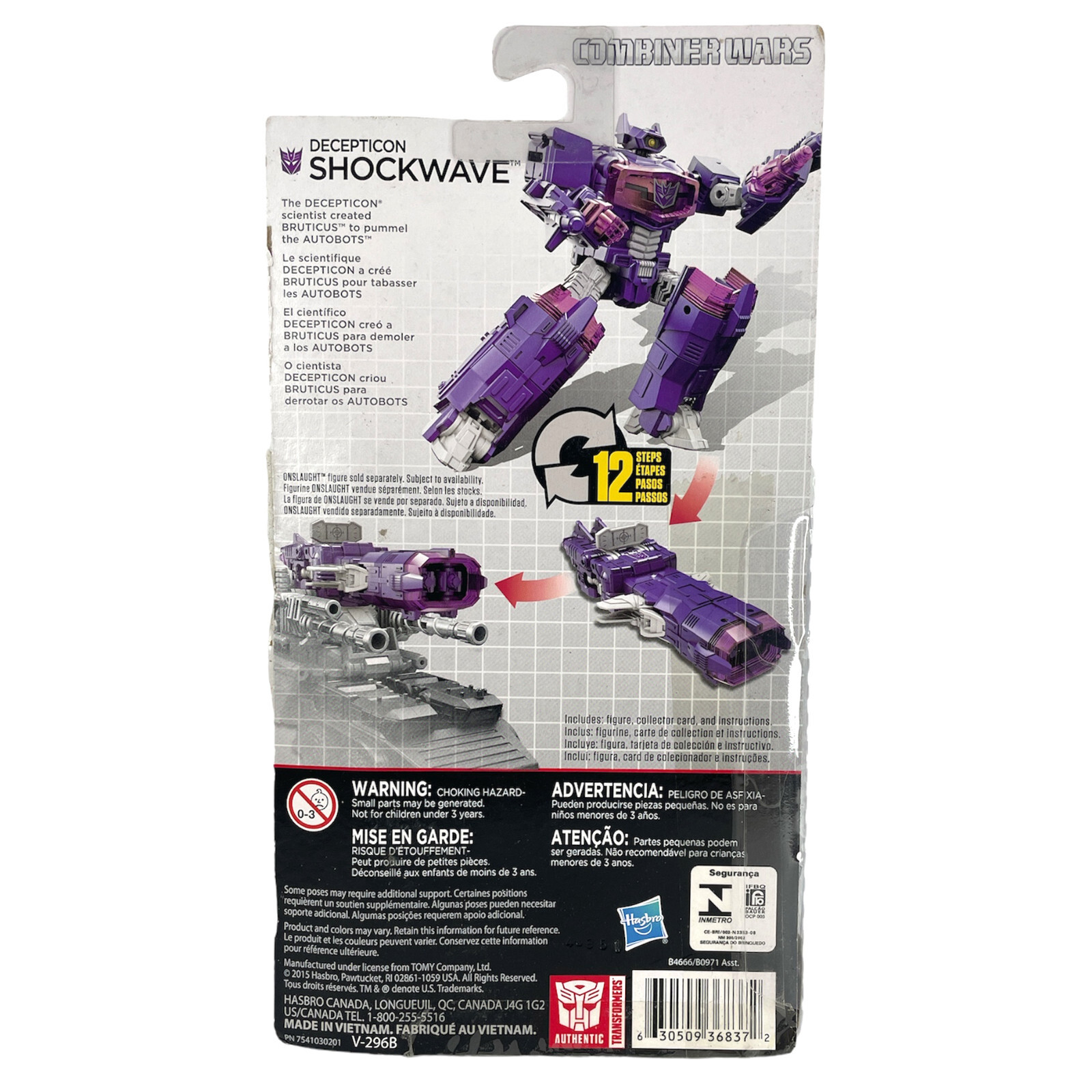 Transformers Combiner Wars Legends Class Shockwave Action Figure Hasbro Toys