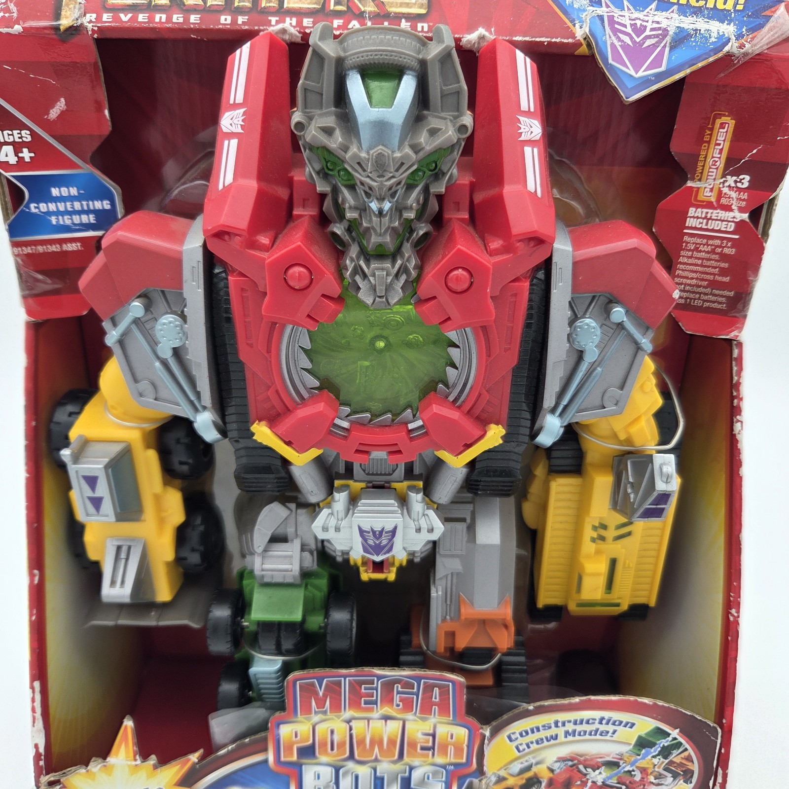 Transformers Construction Devastator Mega Power Bots 12&Prime; Revenge of Fallen 2009