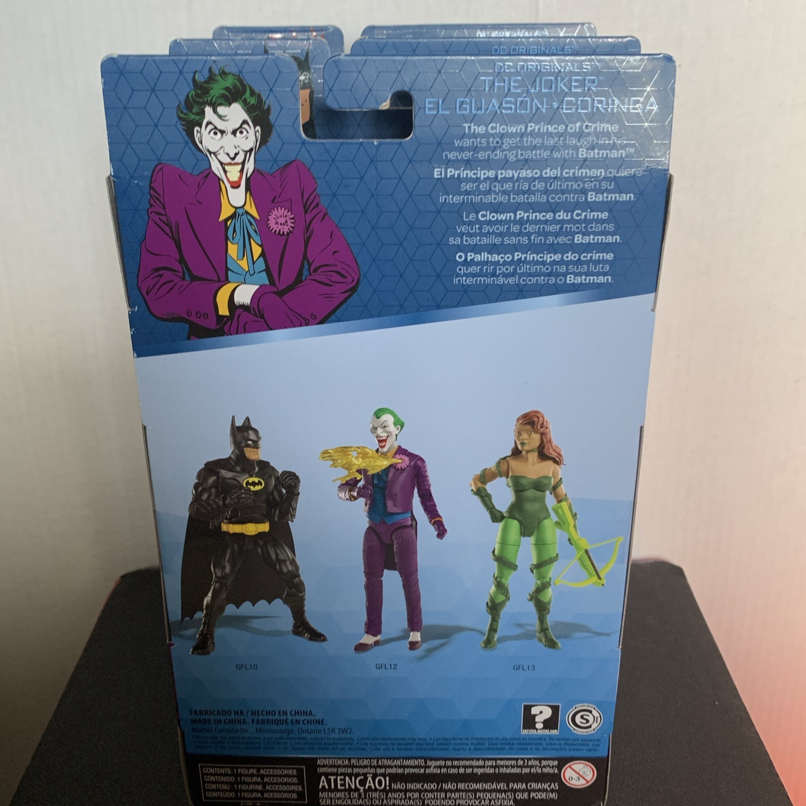 DC Multiverse Original 80 Years Batman Poison Ivy Joker 2019 Mattel Lot (3)