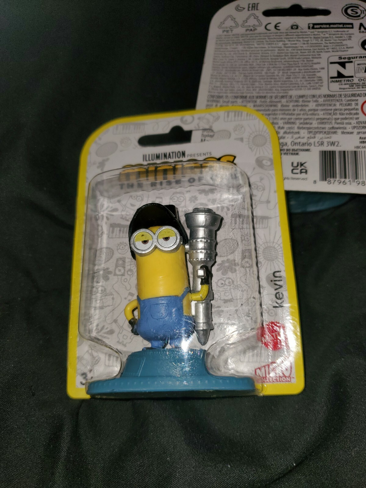 KEVIN from Minions: The Rise of Gru Mattel Micro Collection FACTORY SEALED HBC38