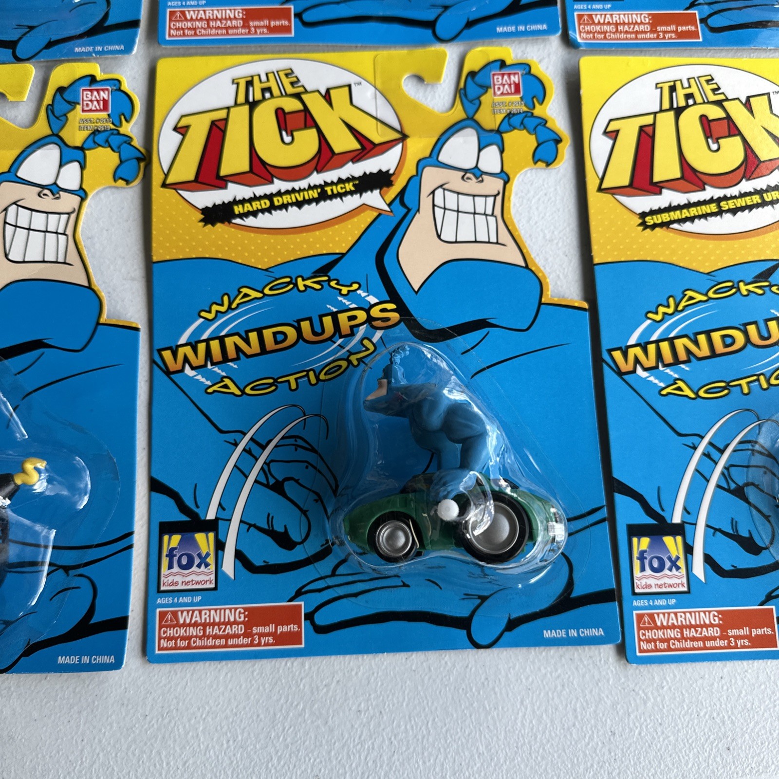 1995 Vintage VHTF The Tick Complete Set of 6 Wacky Windups Brand New Sealed
