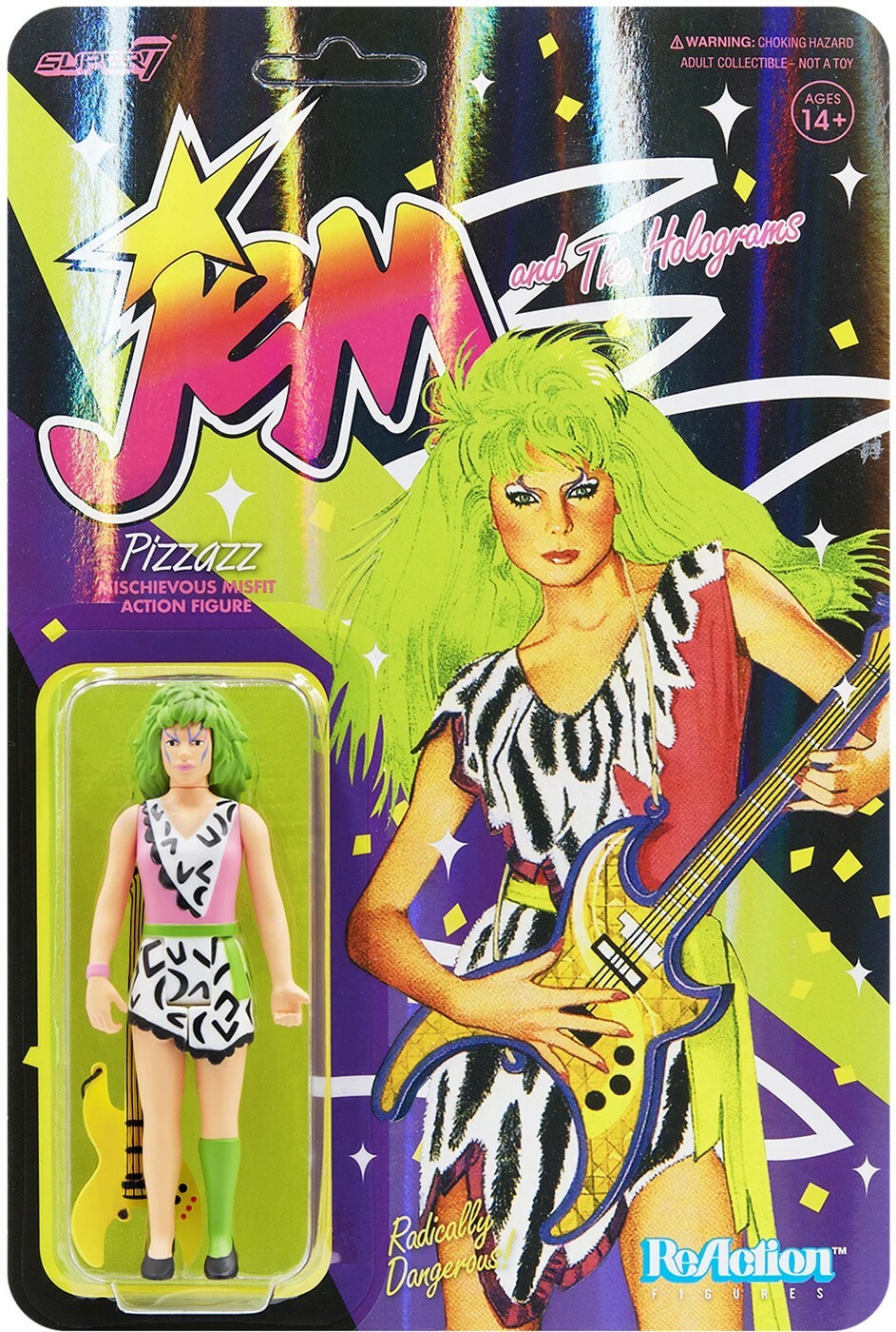 ReAction Jem & The Holograms Pizzazz Action Figure