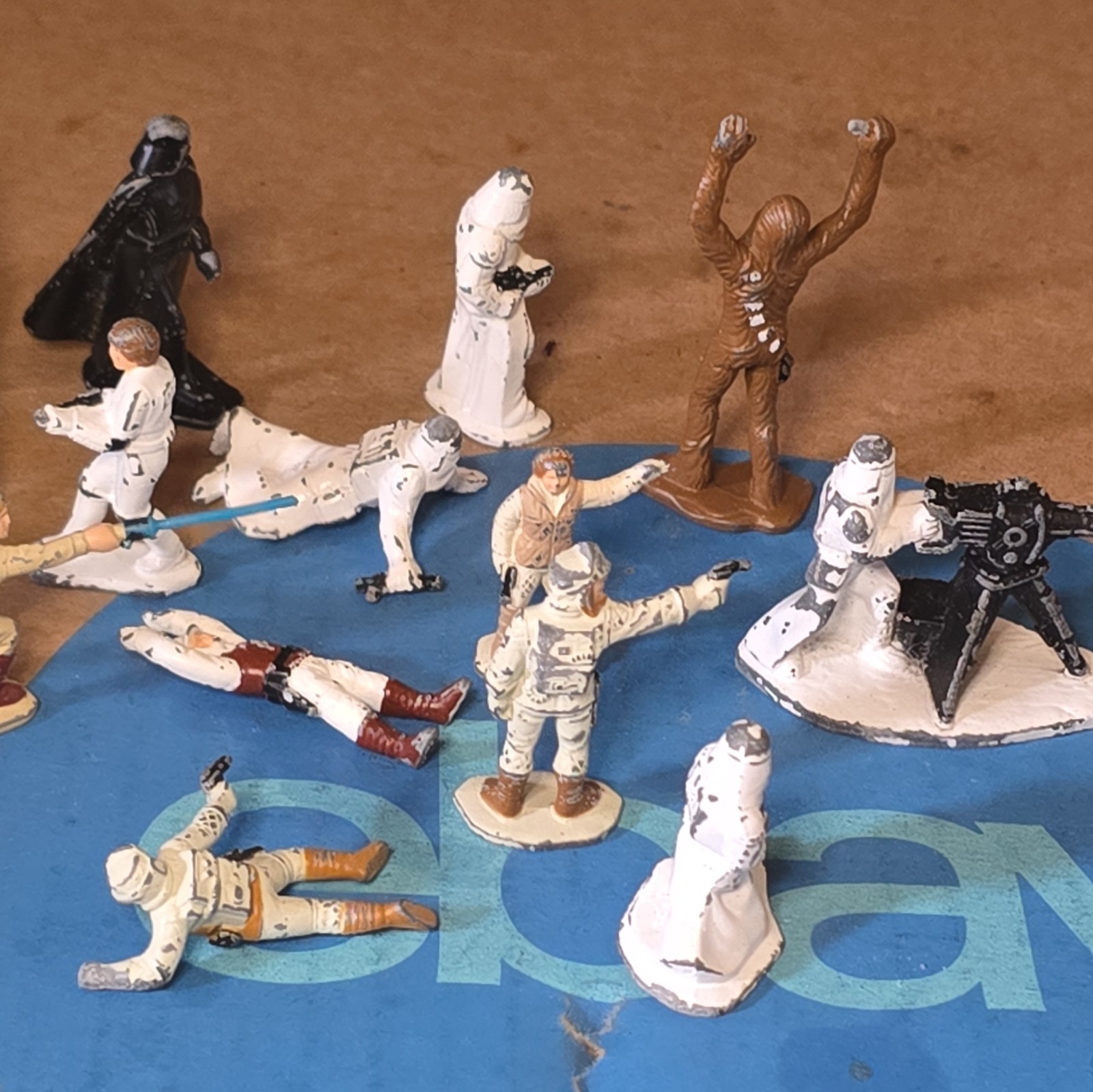 Star Wars Micro Collection die cast Empire Strikes Back 1982 18 figures lot used