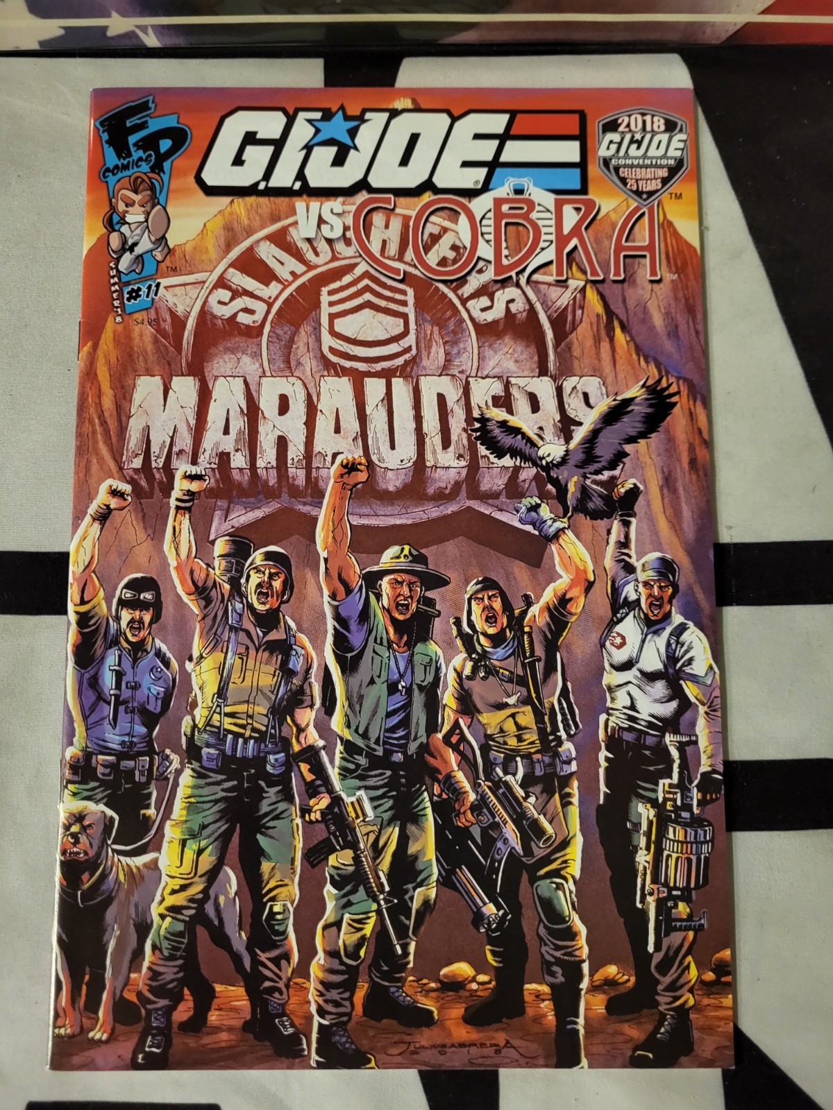 2018 Marauders JoeCon Convention G.I. JOE COBRA Certificate BOX & COMIC ONLY