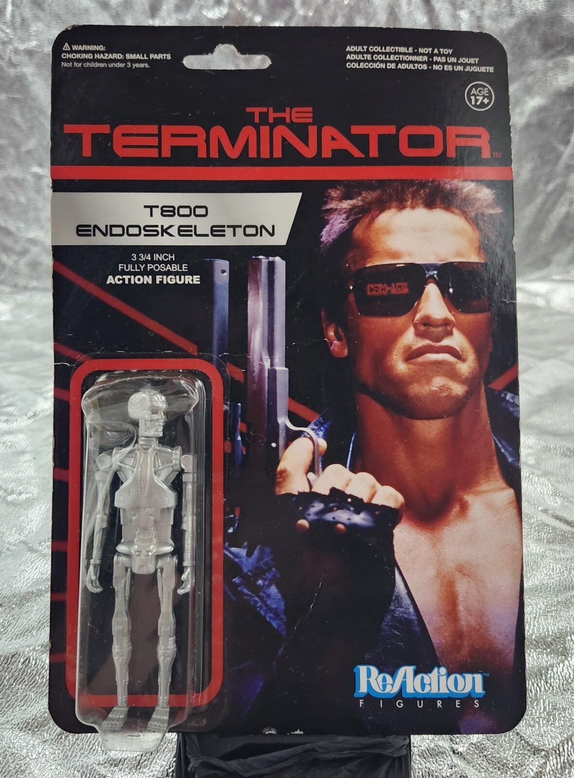 T800 Endoskeleton 3 3/4 in ReAction Figures