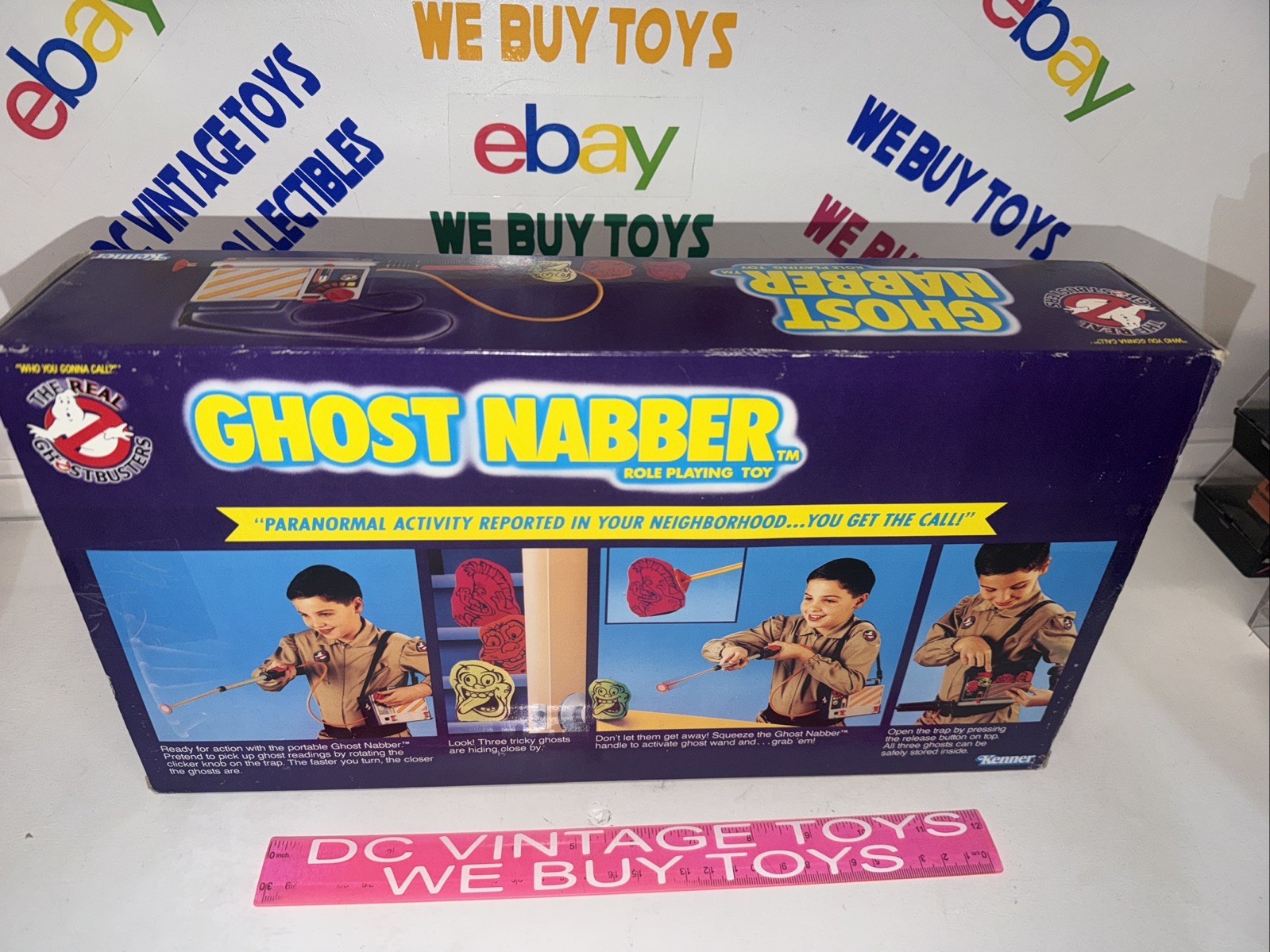 Vintage – The Real Ghostbusters GHOST NABBER – Kenner 1990 FACTORY SEALED 👻