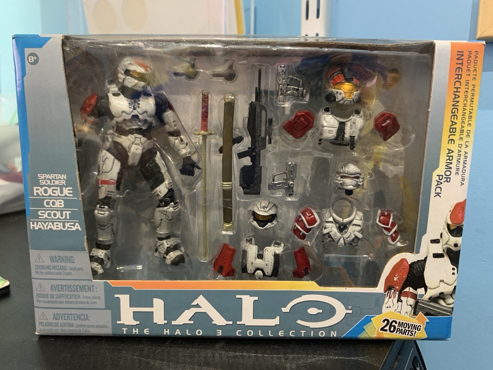 Halo 3 Collection Spartan Rogue CQB Scout Hayabusa Armor Pack Figure McFarlane
