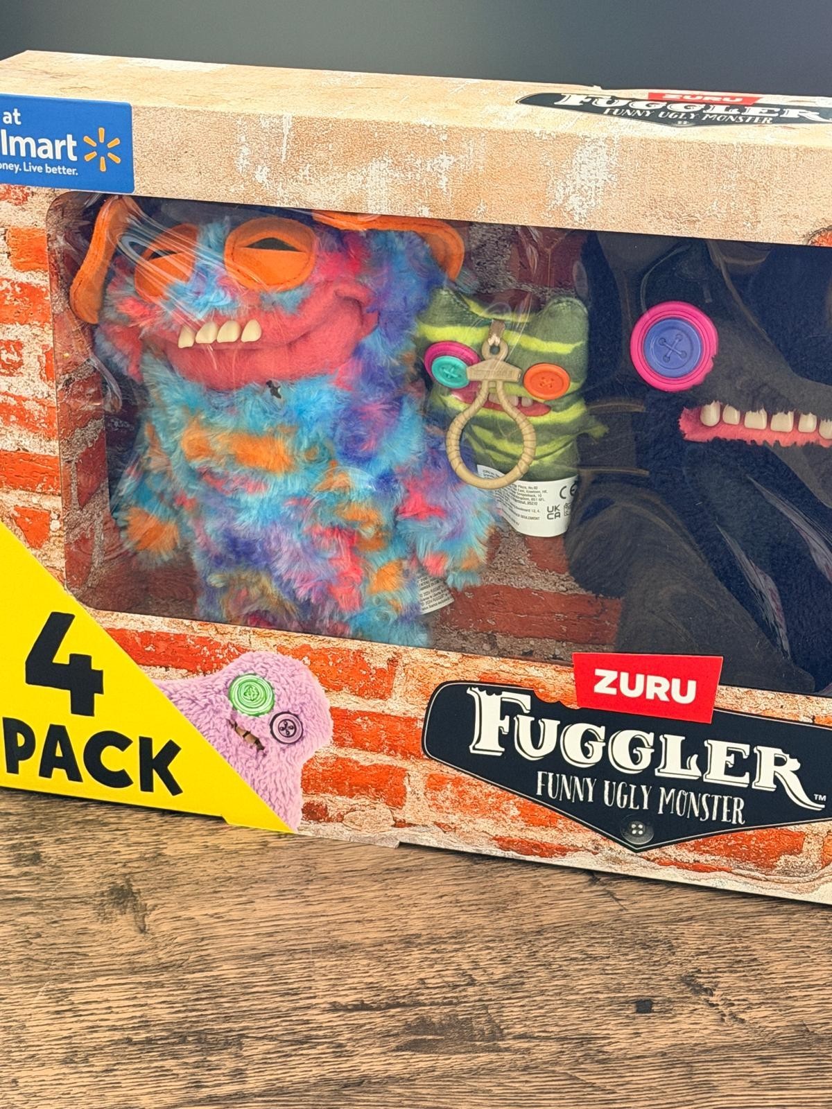 Fuggler Chaos Crew Multipack Walmart Exclusive Zuru Fugglers 4 Pack Plush Toys