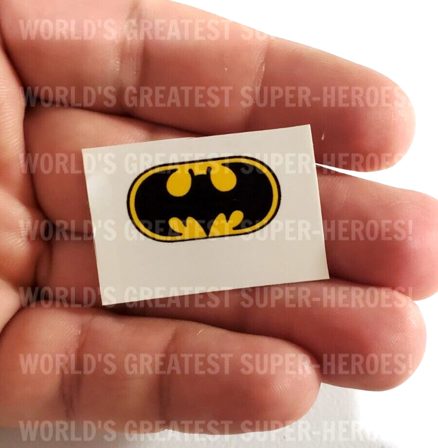 Mego Batman Emblem Reproduction Pre-Cut Vinyl For WGSH 8&Prime; Action Figure