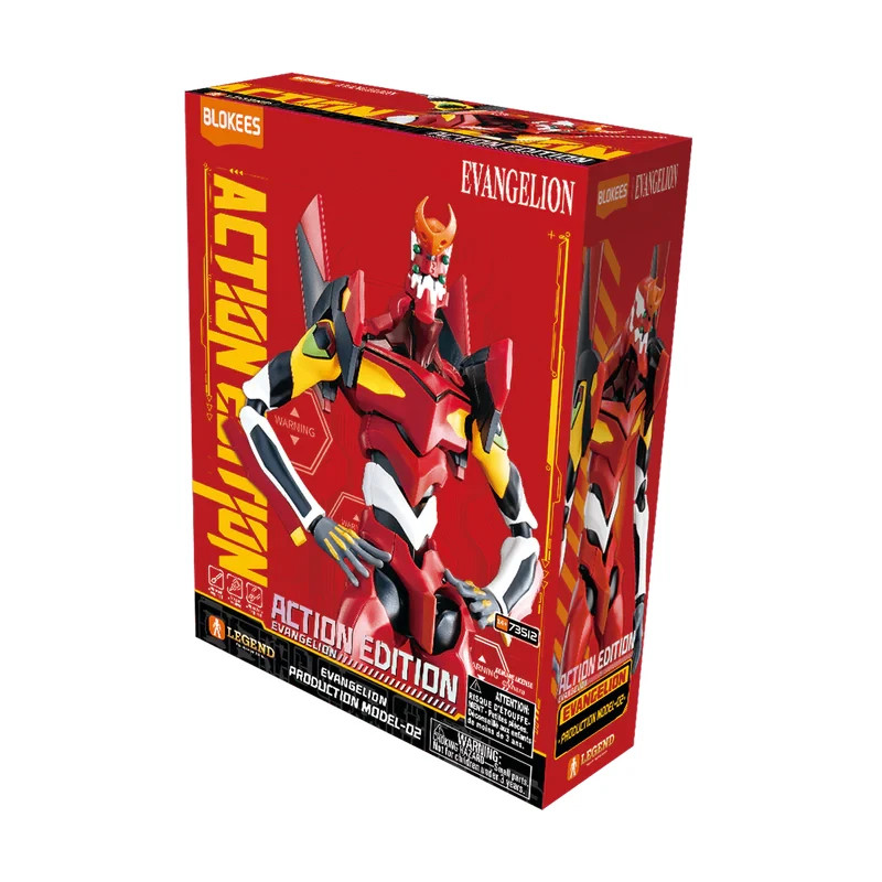 Evangelion Production Model 02 Model Kit by Neon Genesis Evangelion x Blokees