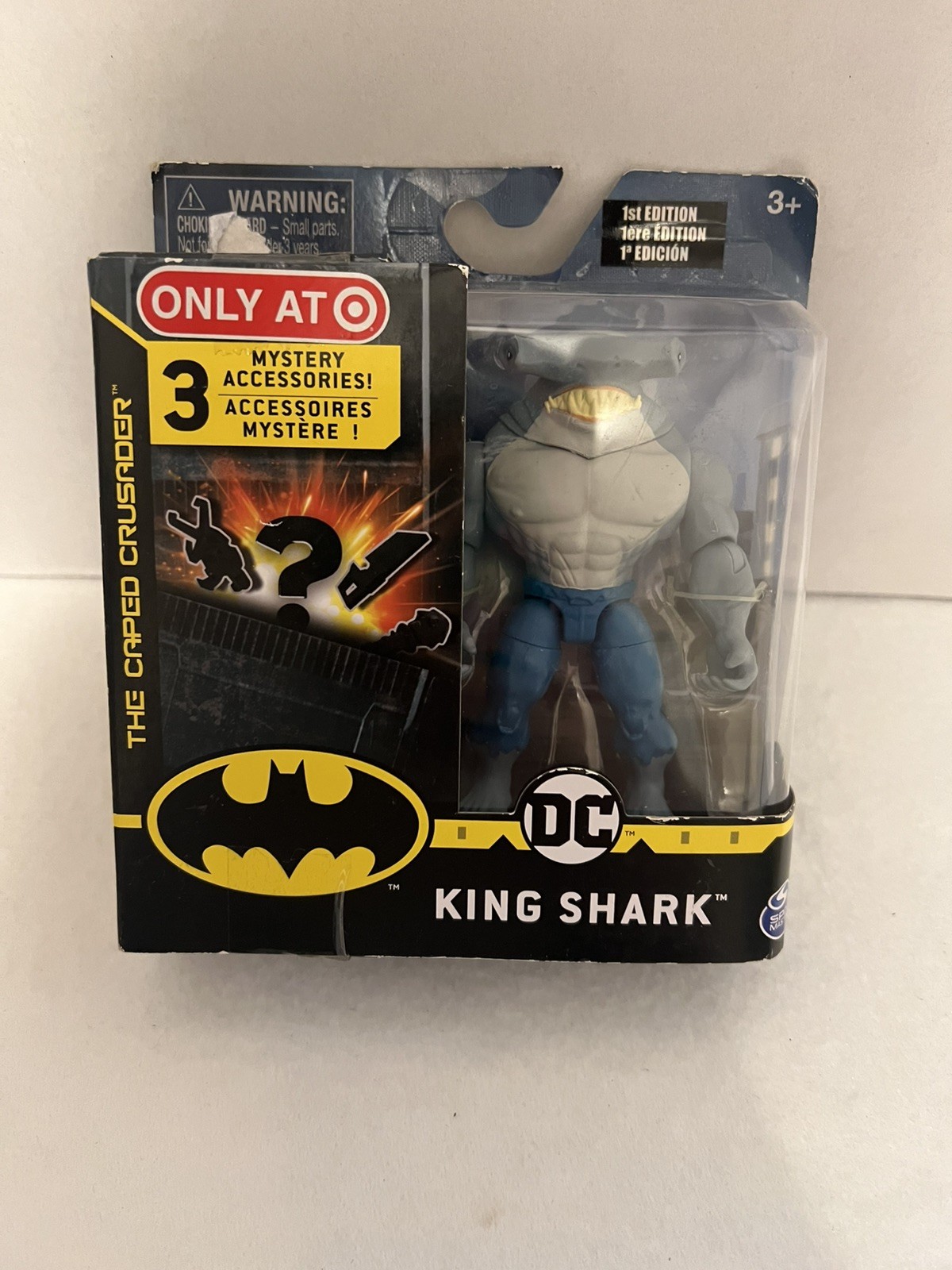 DC KING SHARK 1st Edition Action Figure Target Exclusive 3 Mystery Accessories