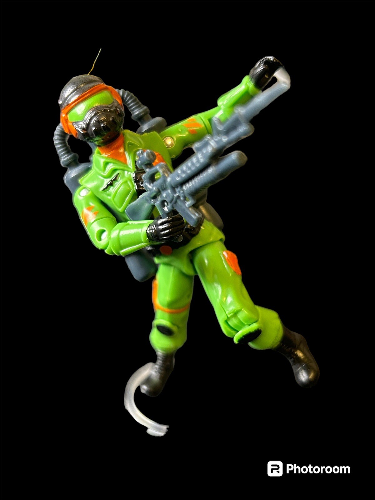 Steel Brigade Z-Force Custom 1987 Vintage Style GI Joe Black Major