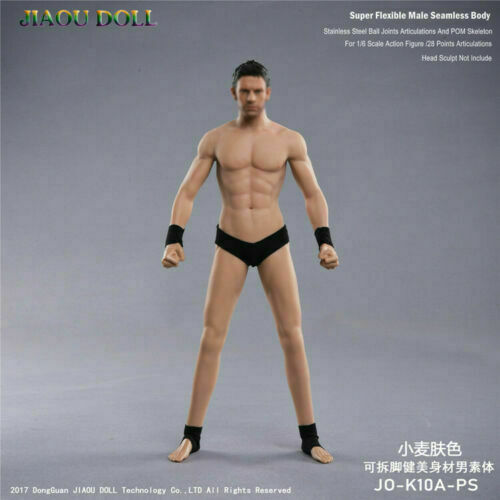 JIAOU DOLL 1/6 JO-K10A-PS Muscular Suntan Seamless 12 » Male Action Figure Head