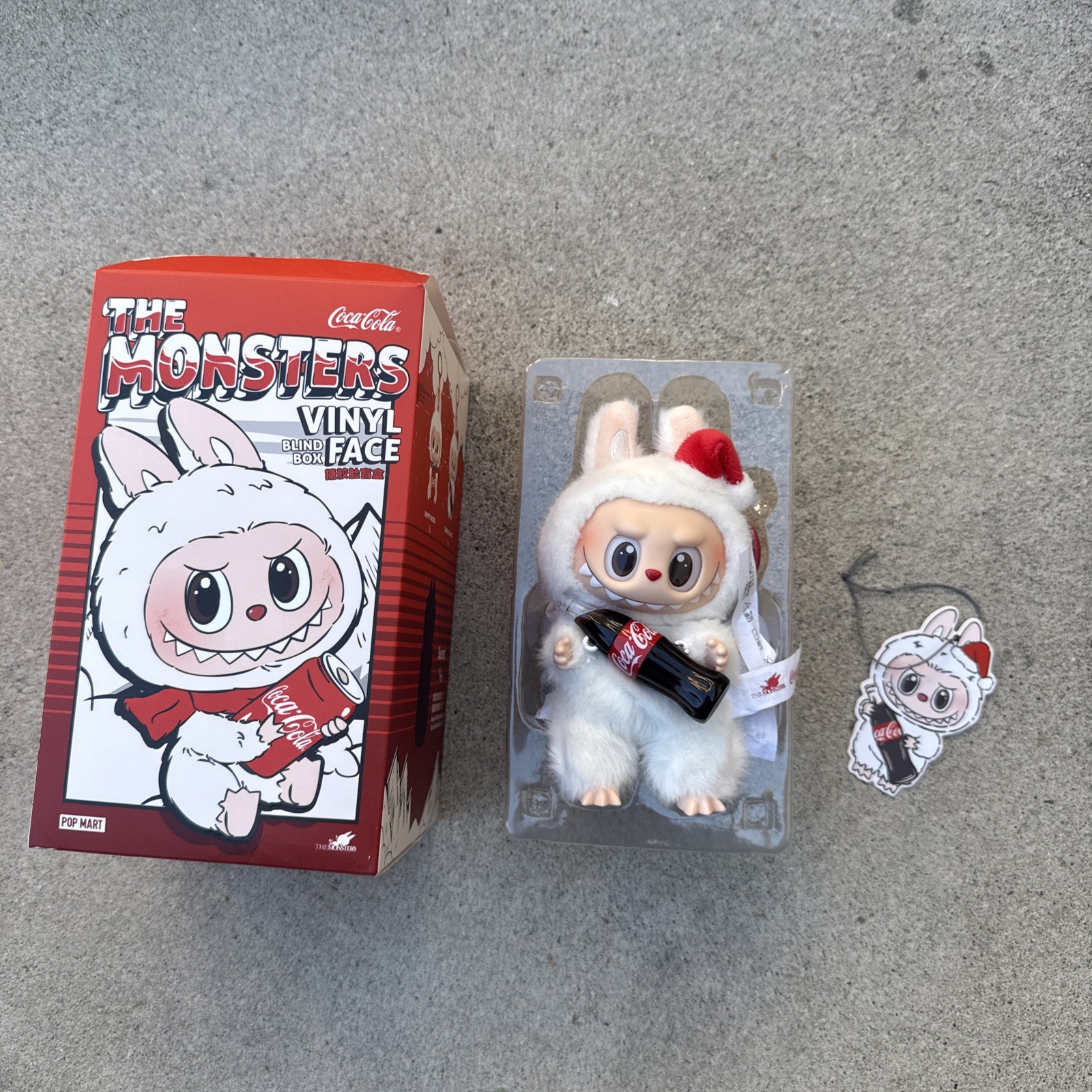 POP MART The Monsters Labubu Coca-Cola Plush Authentic Opened Box Surprise Shake