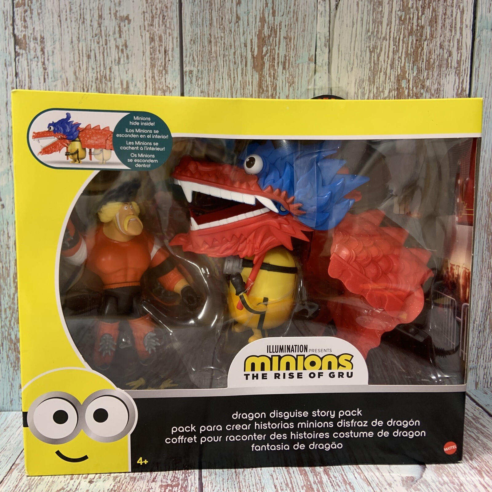 Minions The Rise Of Gru Dragon Disguise Bob Dragon Svengeance Mattel.NIB