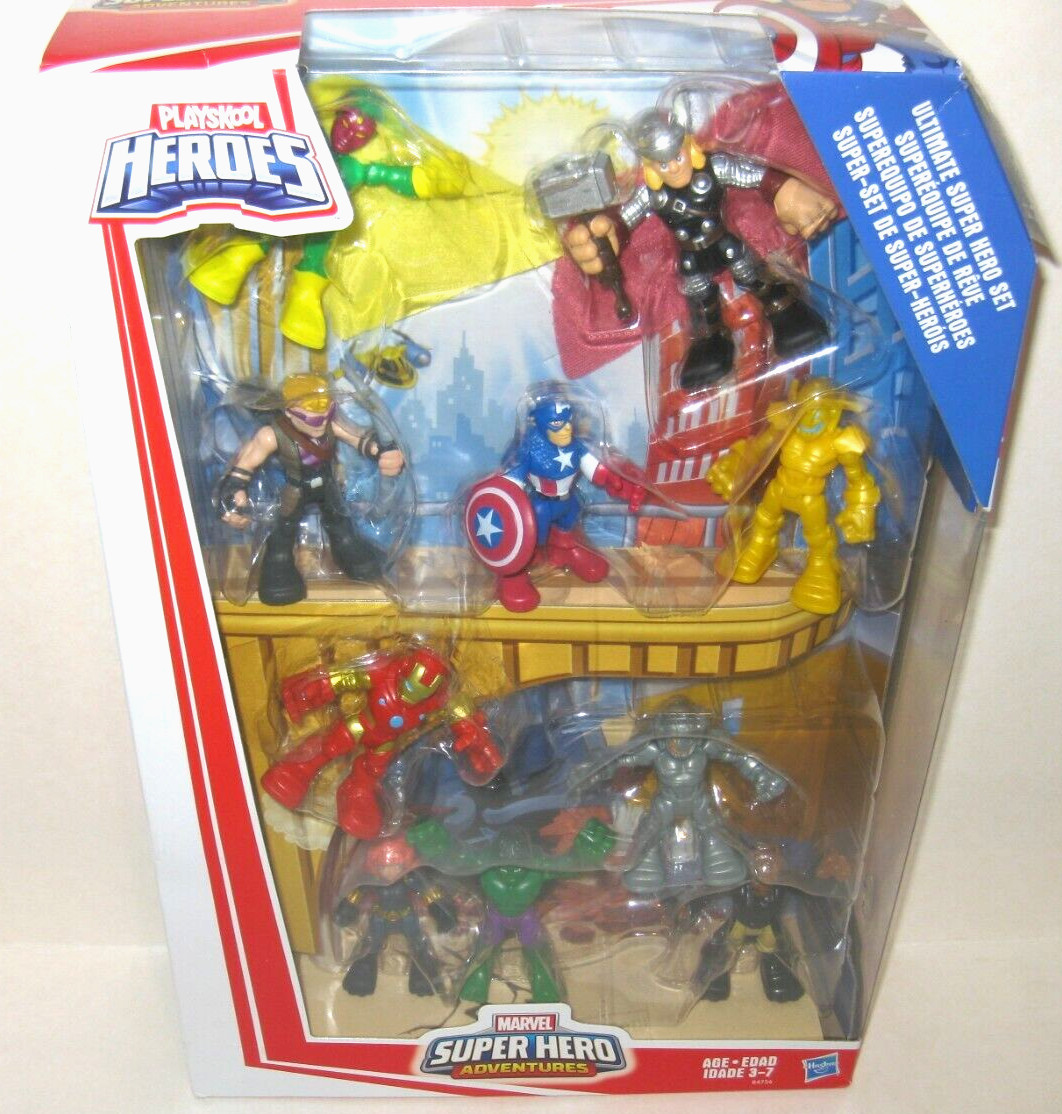 Playskool Heroes Marvel Super Hero Adventures Ultimate Super Hero Set 10 Figures