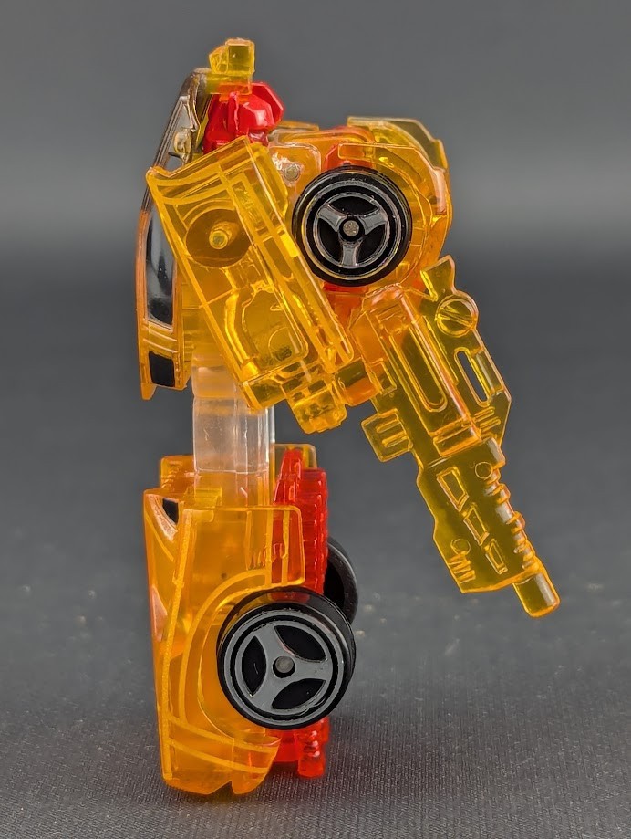 Transformers RID 2001 Spychangers REV Clear complete KB Toys Robots In Disguise