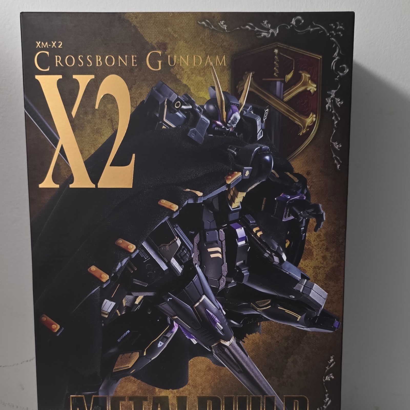 Bandai Spirits METAL BUILD Crossbone Gundam X2 Action Figure 15+ Black