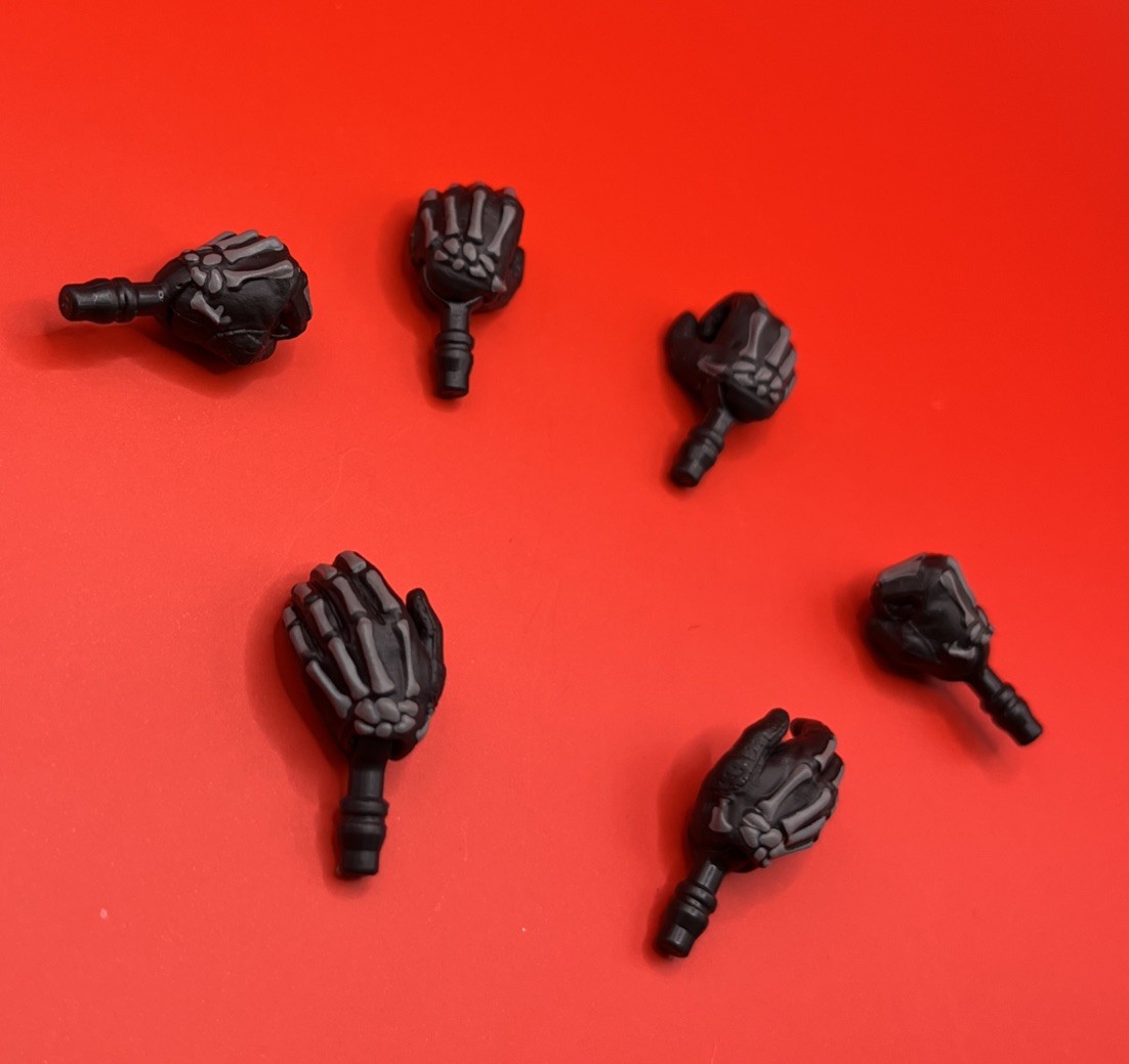 Valaverse Blackbeard (x6) Skeleton Glove Hands Fodder 1/12 Scale 2026